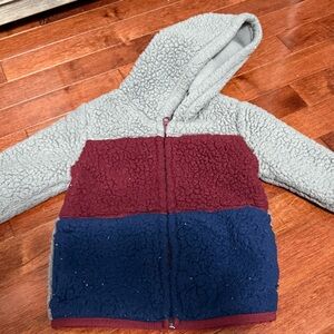 Colorblock Sherpa Hoodie carters size 18 months
